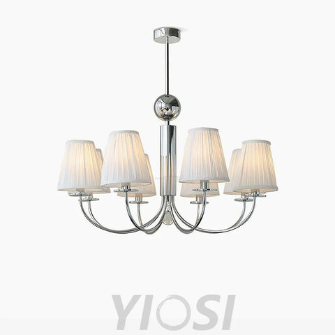 Simplicity Chrome Chandelier Φ 19.7″ - Variety-1-Yiosilamp