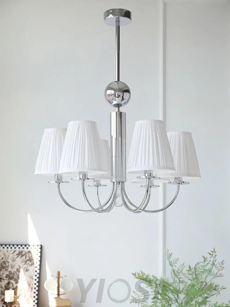Simplicity Chrome Chandelier Φ 19.7″ - Variety-1-Yiosilamp