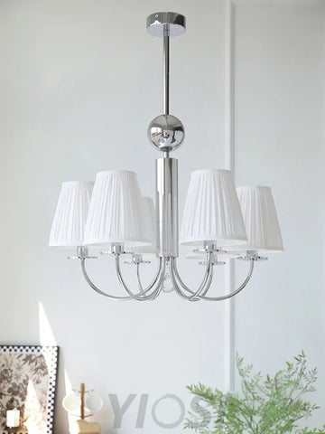 Simplicity Chrome Chandelier Φ 19.7″ - Variety-1-Yiosilamp