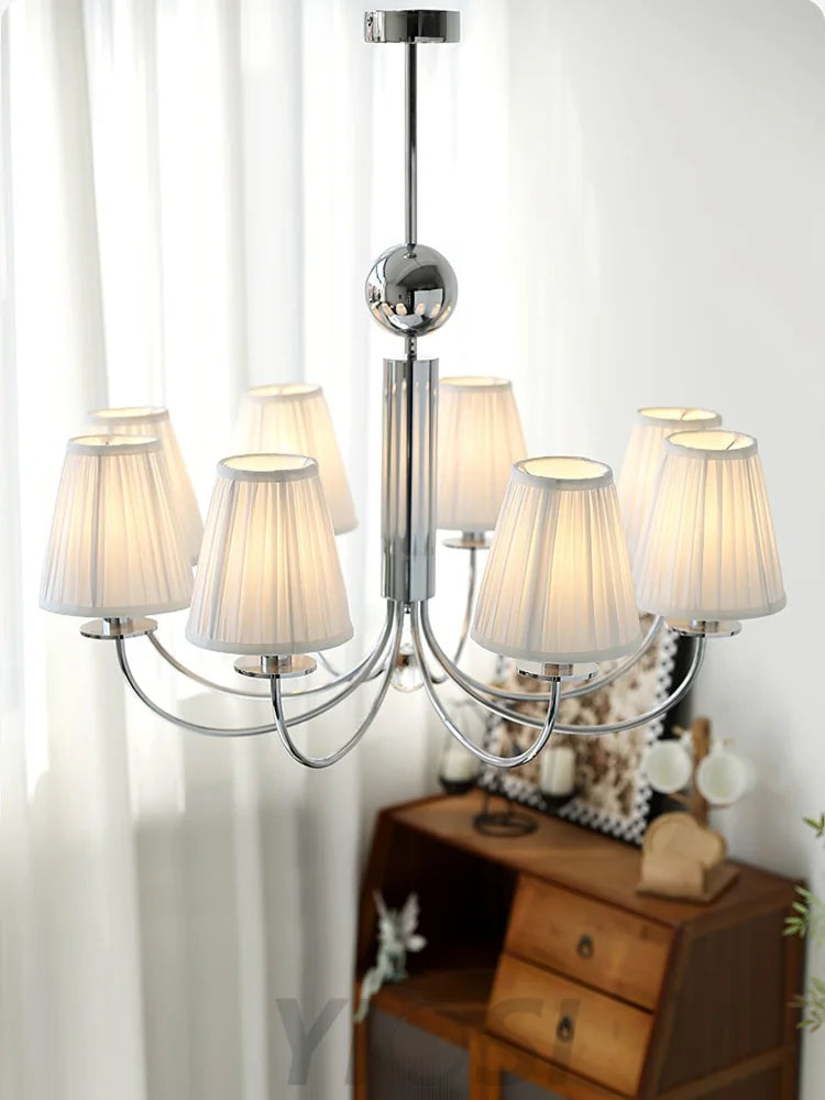 Simplicity Chrome Chandelier Φ 19.7″ - Variety-1-Yiosilamp