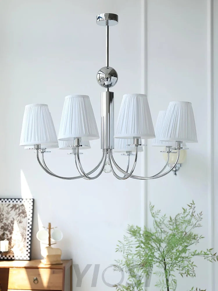Simplicity Chrome Chandelier Φ 19.7″ - Variety-1-Yiosilamp