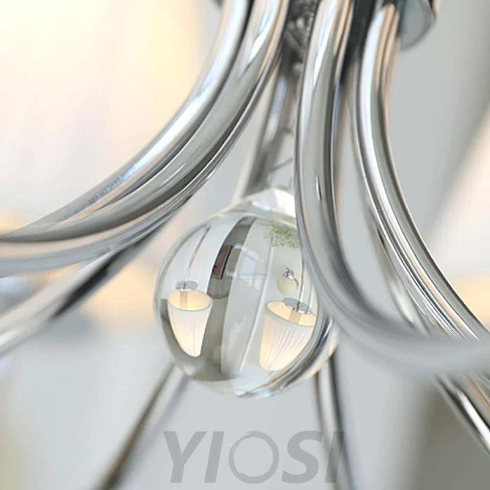 Simplicity Chrome Chandelier Φ 19.7″ - Variety-1-Yiosilamp