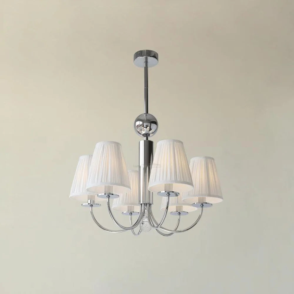 Simplicity Chrome Chandelier Φ 19.7″ - Variety-1-Yiosilamp