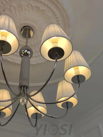 Simplicity Chrome Chandelier Φ 19.7″ - Variety-1-Yiosilamp