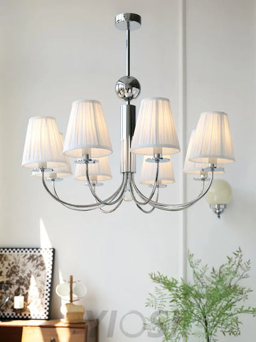 Simplicity Chrome Chandelier Φ 19.7″ - Variety-1-Yiosilamp