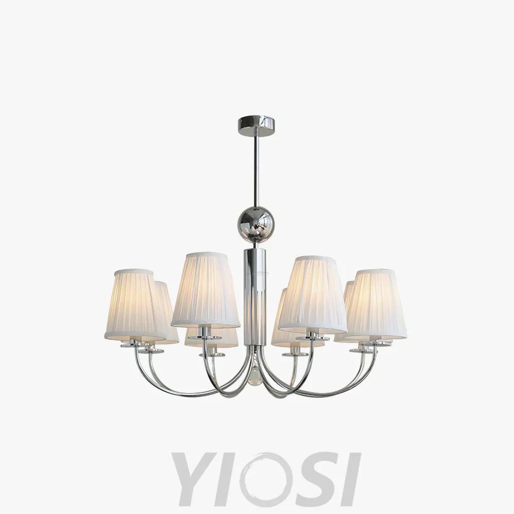 Simplicity Chrome Chandelier Φ 19.7″ - Variety-1-Yiosilamp