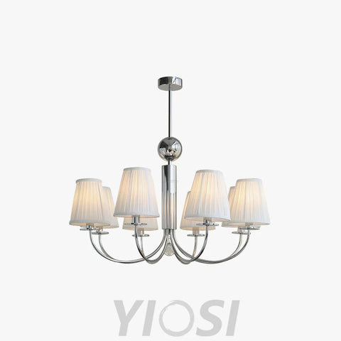 Simplicity Chrome Chandelier Φ 19.7″ - Variety-1-Yiosilamp