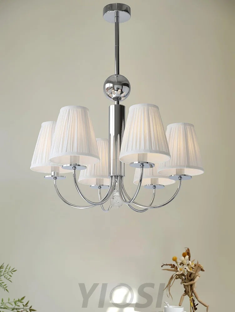 Simplicity Chrome Chandelier Φ 19.7″ - Variety-1-Yiosilamp