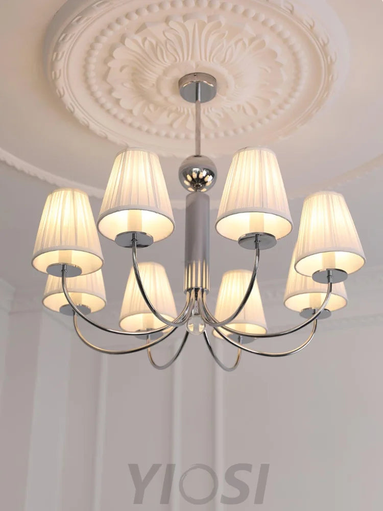 Simplicity Chrome Chandelier Φ 19.7″ - Variety-1-Yiosilamp