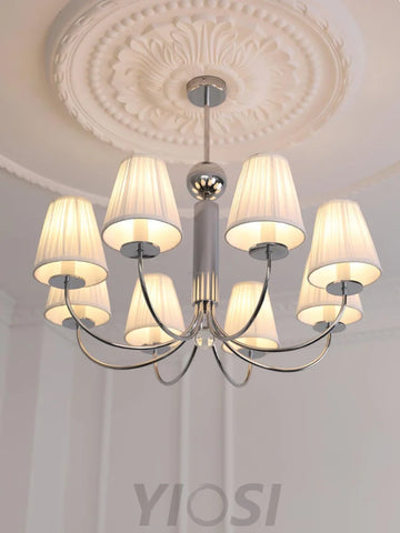Simplicity Chrome Chandelier Φ 19.7″ - Variety-1-Yiosilamp