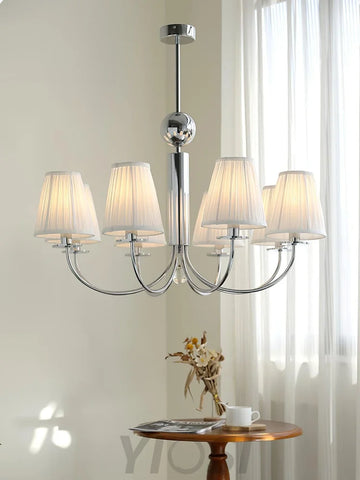 Simplicity Chrome Chandelier Φ 19.7″ - Variety-1-Yiosilamp