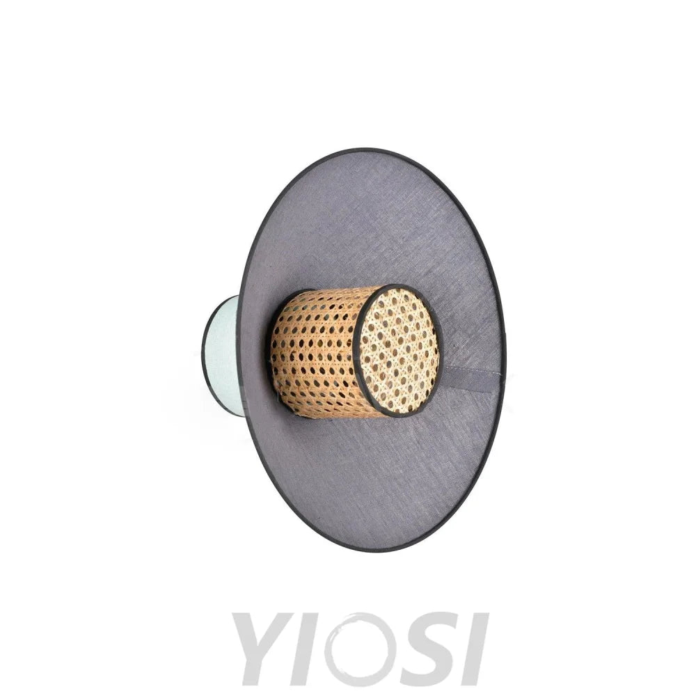 Singapour Conical Wall Light ∅ 15.8″ - Bloom, Rattan-1-Yiosilamp