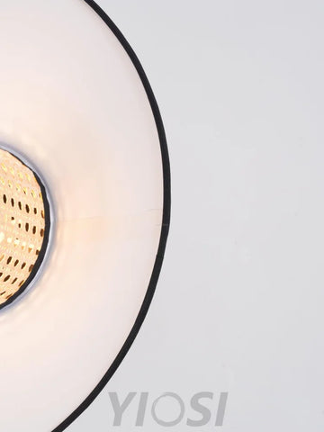 Singapour Conical Wall Light ∅ 15.8″ - Bloom, Rattan-1-Yiosilamp
