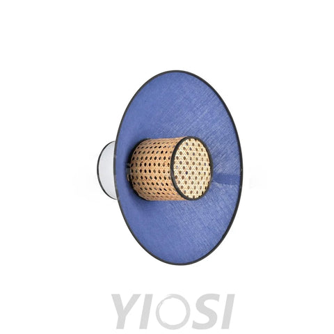 Singapour Conical Wall Light ∅ 15.8″ - Bloom, Rattan-1-Yiosilamp