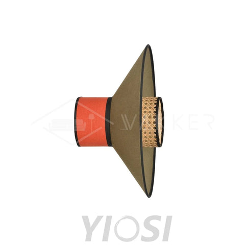 Singapour Conical Wall Light ∅ 15.8″ - Bloom, Rattan-1-Yiosilamp