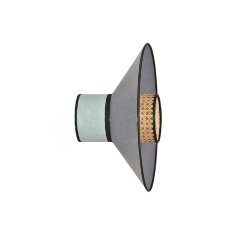 Singapour Conical Wall Light ∅ 15.8″ - Bloom, Rattan-1-Yiosilamp