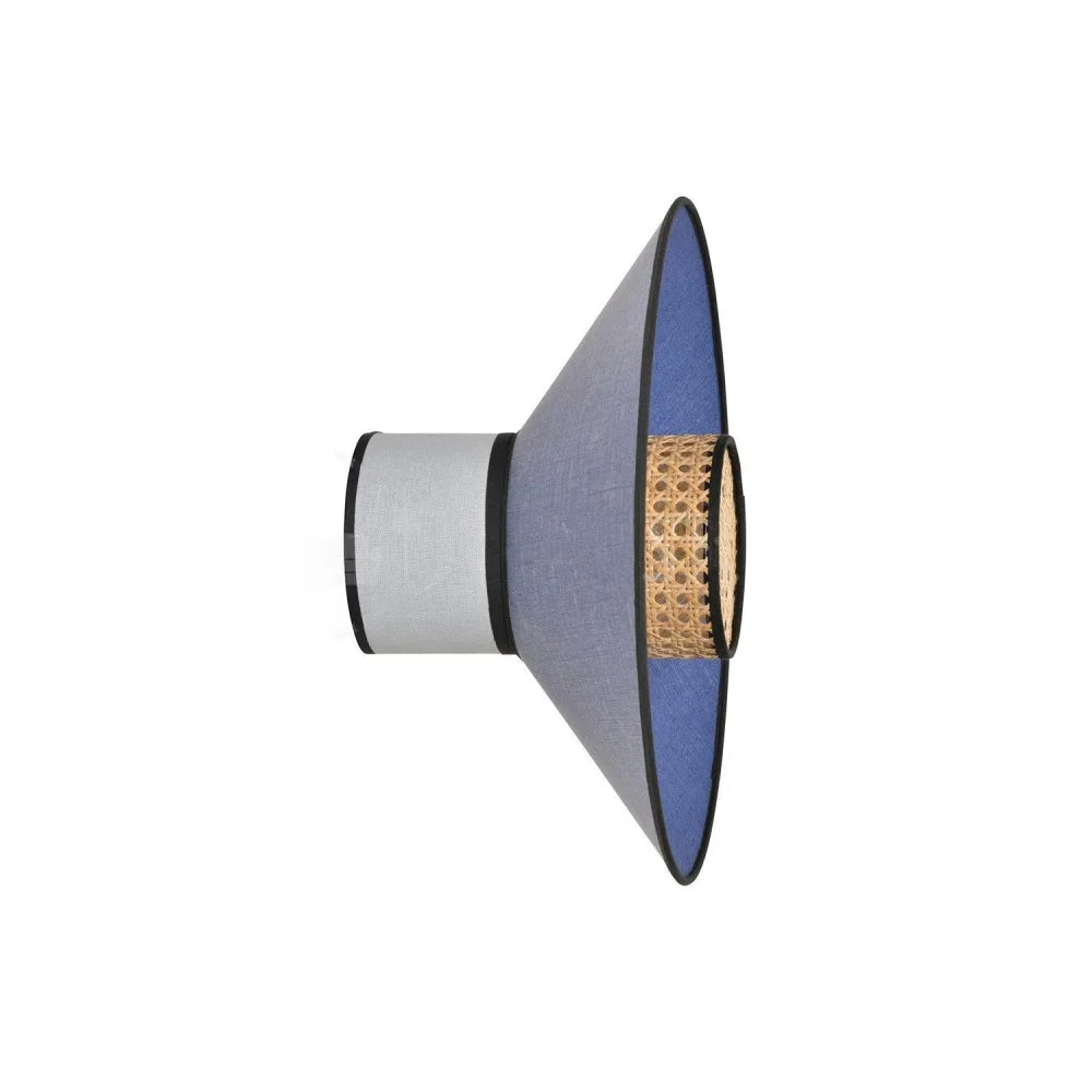 Singapour Conical Wall Light ∅ 15.8″ - Bloom, Rattan-1-Yiosilamp