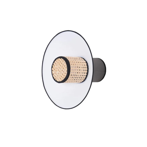 Singapour Conical Wall Light ∅ 15.8″ - Bloom, Rattan-1-Yiosilamp