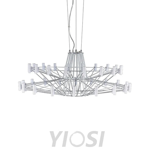Sky Ballet Candle Chandelier ∅ 33.5″ ~∅ 39.8″ - Candle-1-Yiosilamp