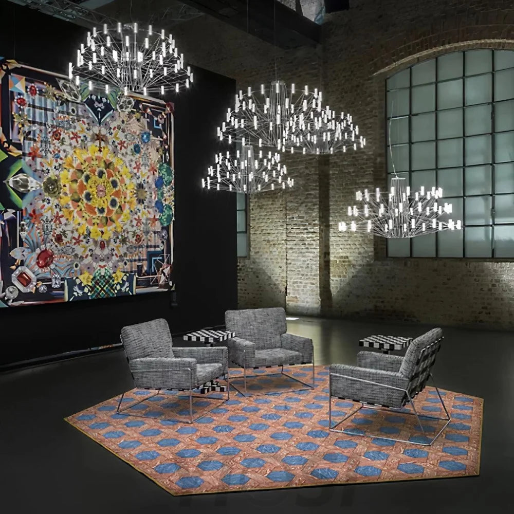 Sky Ballet Candle Chandelier ∅ 33.5″ ~∅ 39.8″ - Candle-1-Yiosilamp