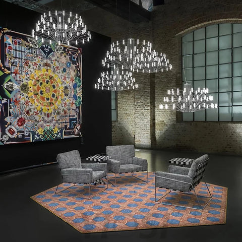 Sky Ballet Candle Chandelier ∅ 33.5″ ~∅ 39.8″ - Candle-1-Yiosilamp