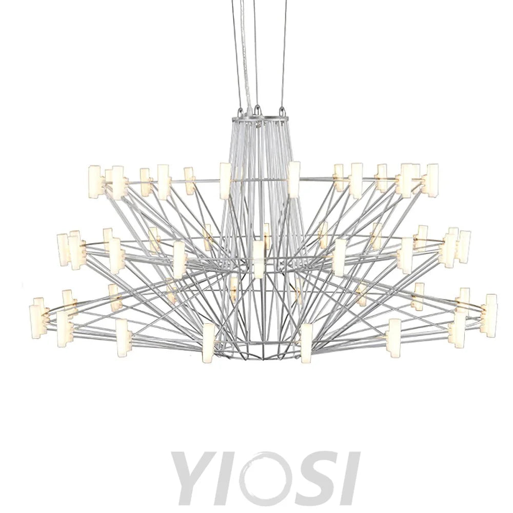 Sky Ballet Candle Chandelier ∅ 33.5″ ~∅ 39.8″ - Candle-1-Yiosilamp