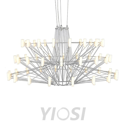 Sky Ballet Candle Chandelier ∅ 33.5″ ~∅ 39.8″ - Candle-1-Yiosilamp