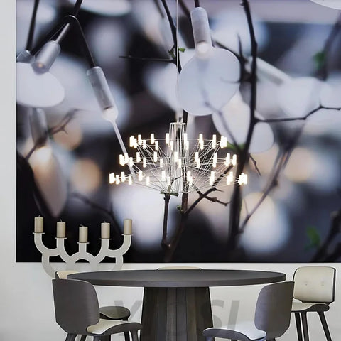 Sky Ballet Candle Chandelier ∅ 33.5″ ~∅ 39.8″ - Candle-1-Yiosilamp