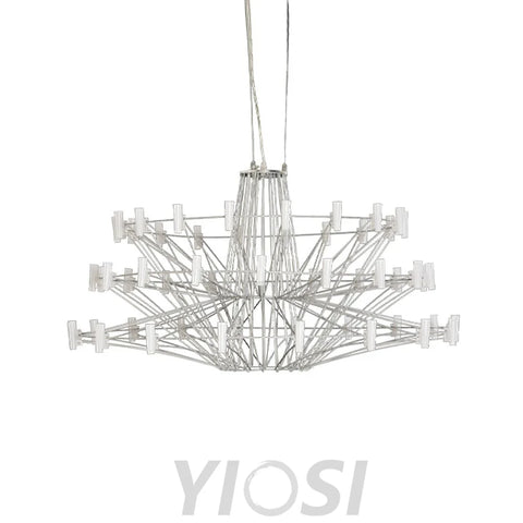 Sky Ballet Candle Chandelier ∅ 33.5″ ~∅ 39.8″ - Candle-1-Yiosilamp