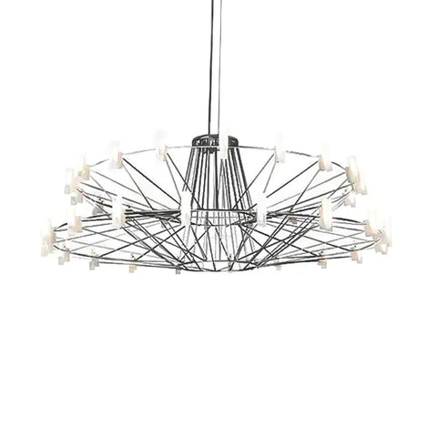 Sky Ballet Candle Chandelier ∅ 33.5″ ~∅ 39.8″ - Candle-1-Yiosilamp