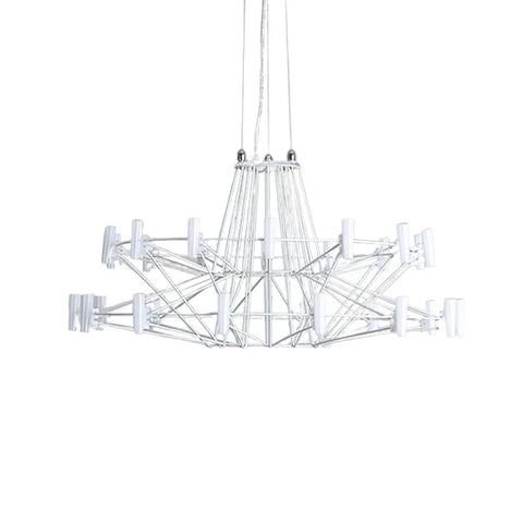 Sky Ballet Candle Chandelier ∅ 33.5″ ~∅ 39.8″ - Candle-1-Yiosilamp
