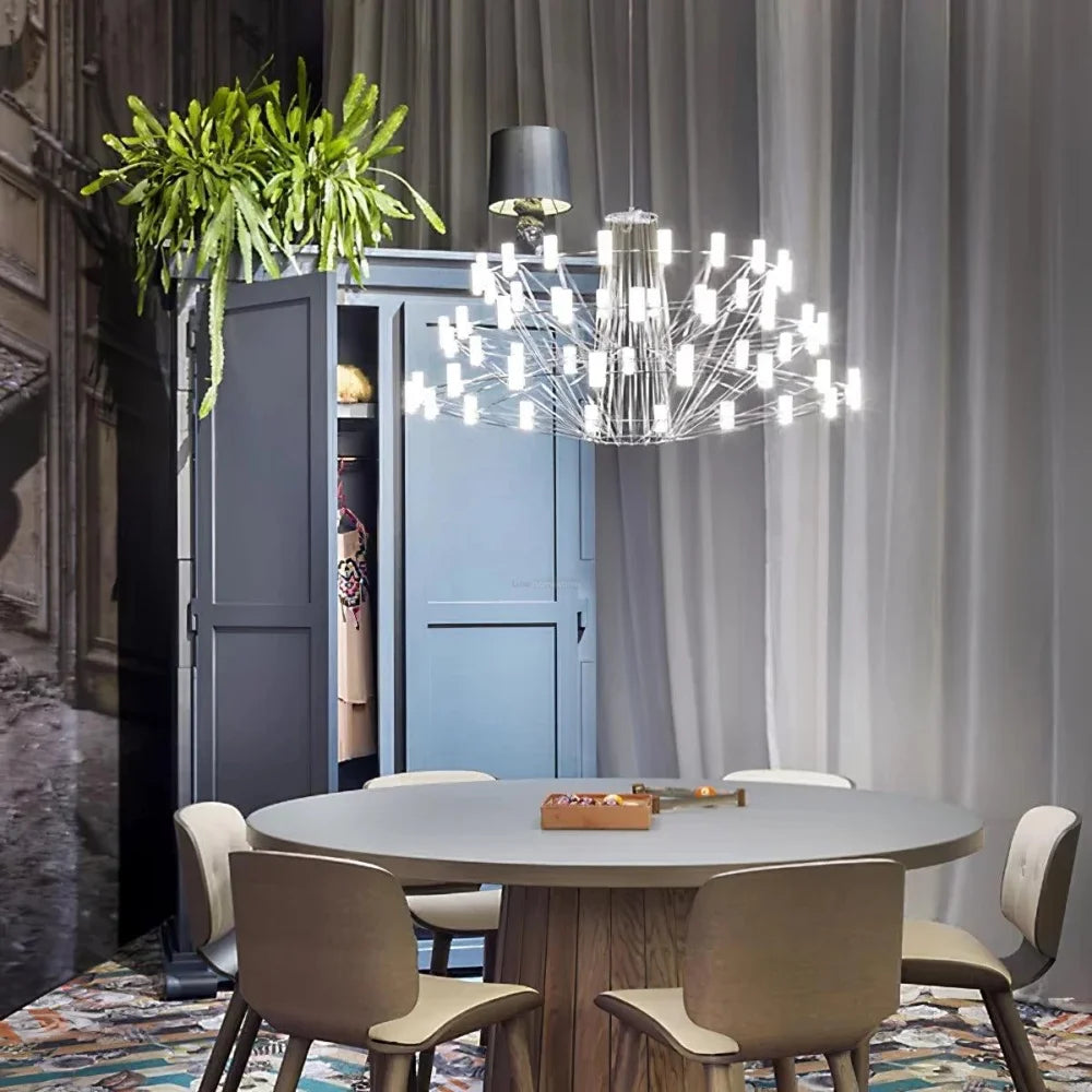 Sky Ballet Candle Chandelier ∅ 33.5″ ~∅ 39.8″ - Candle-1-Yiosilamp