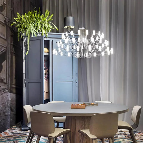 Sky Ballet Candle Chandelier ∅ 33.5″ ~∅ 39.8″ - Candle-1-Yiosilamp