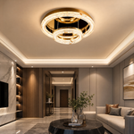 Sky Garden Modern Crystal Flush Mount Ceiling Light - scene