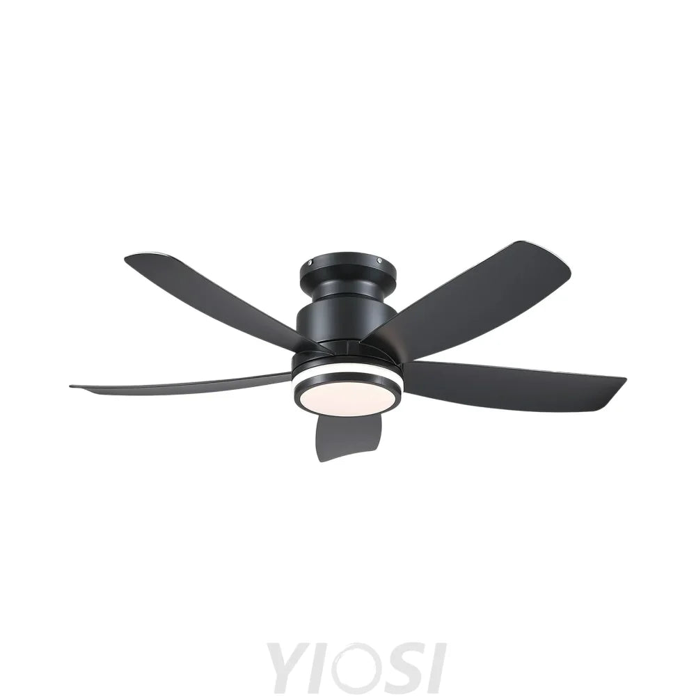Sleek 41 Inch Recessed Ceiling Fan with Adjustable LED Lighting ceiling light