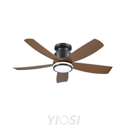 Sleek 41 Inch Recessed Ceiling Fan with Adjustable LED Lighting ceiling light