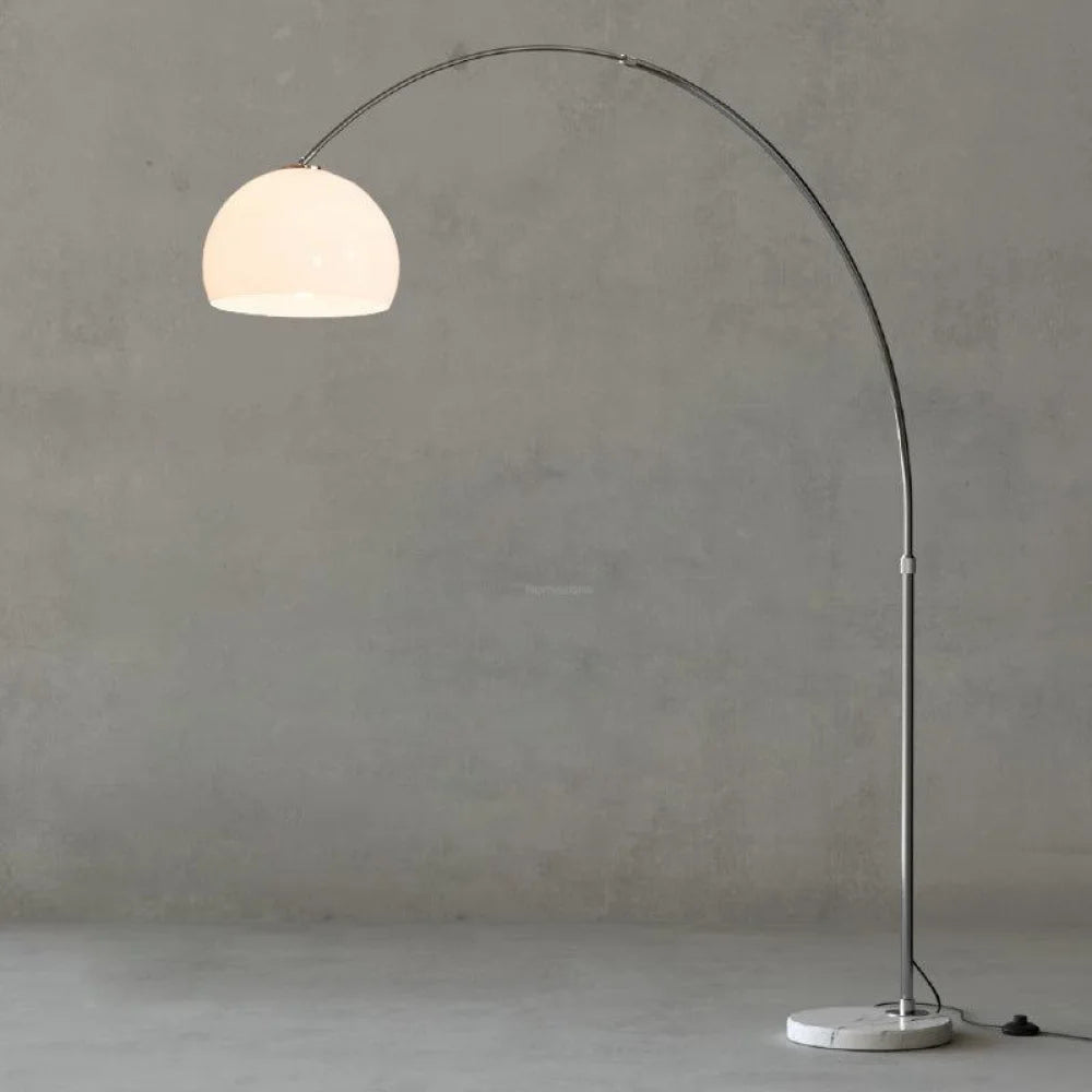 Sneedville Arched Floor Lamp W 59″ - Alabaster-1-Yiosilamp