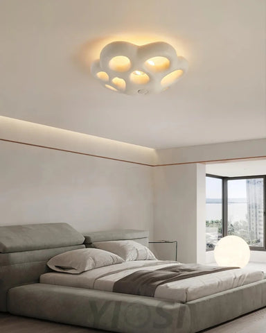 Soka Ceiling Lamp ∅ 21.6″ - Flush Mounts, Foam-1-Yiosilamp