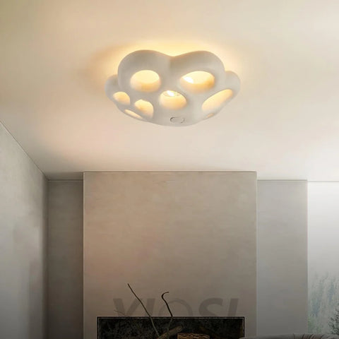 Soka Ceiling Lamp ∅ 21.6″ - Flush Mounts, Foam-1-Yiosilamp