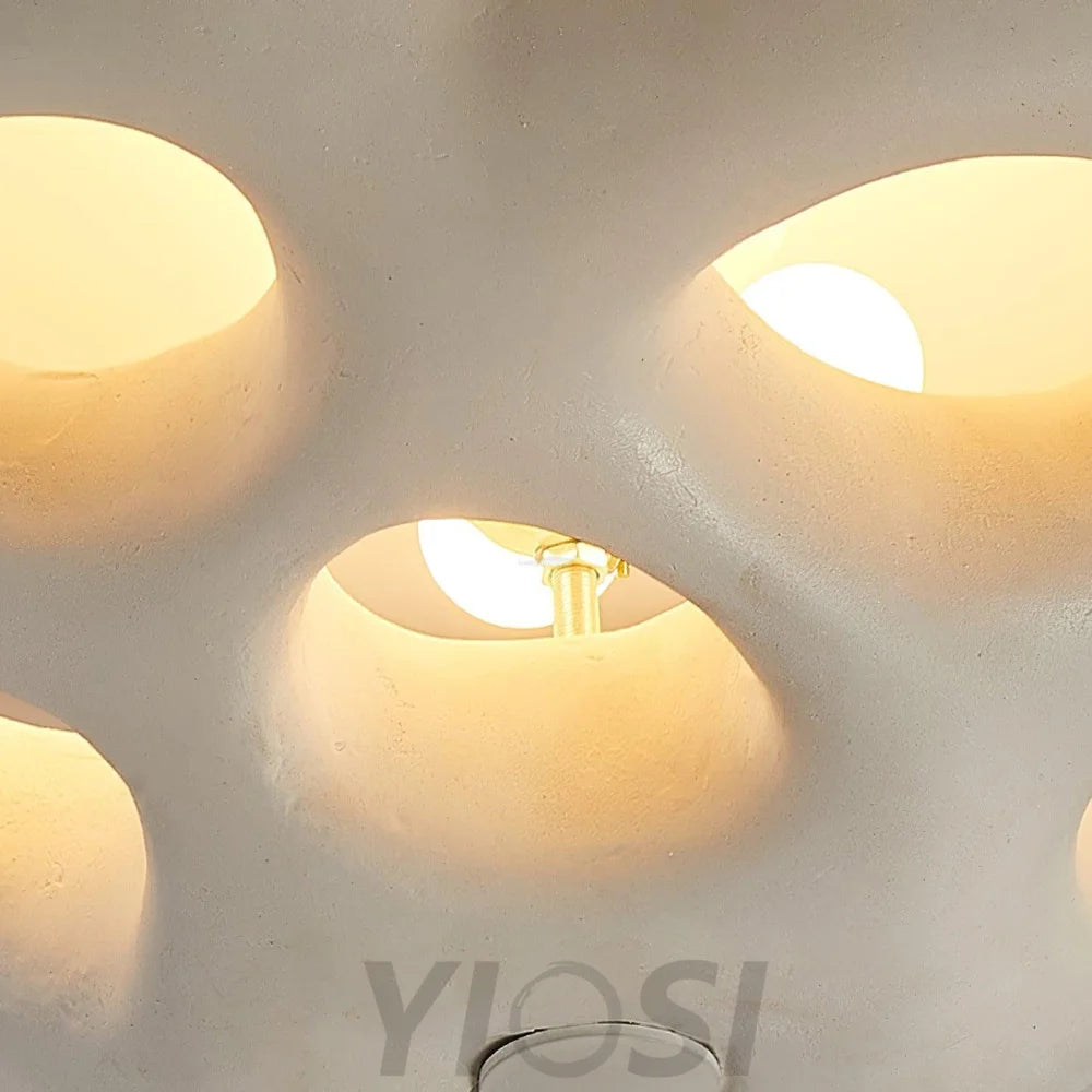 Soka Ceiling Lamp ∅ 21.6″ - Flush Mounts, Foam-1-Yiosilamp