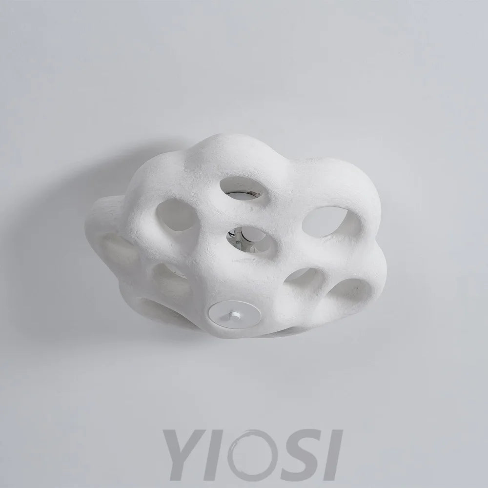 Soka Ceiling Lamp ∅ 21.6″ - Flush Mounts, Foam-1-Yiosilamp