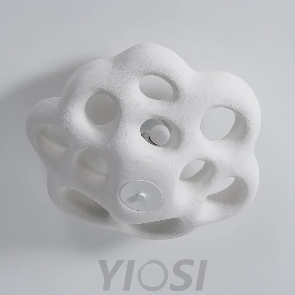 Soka Ceiling Lamp ∅ 21.6″ - Flush Mounts, Foam-1-Yiosilamp