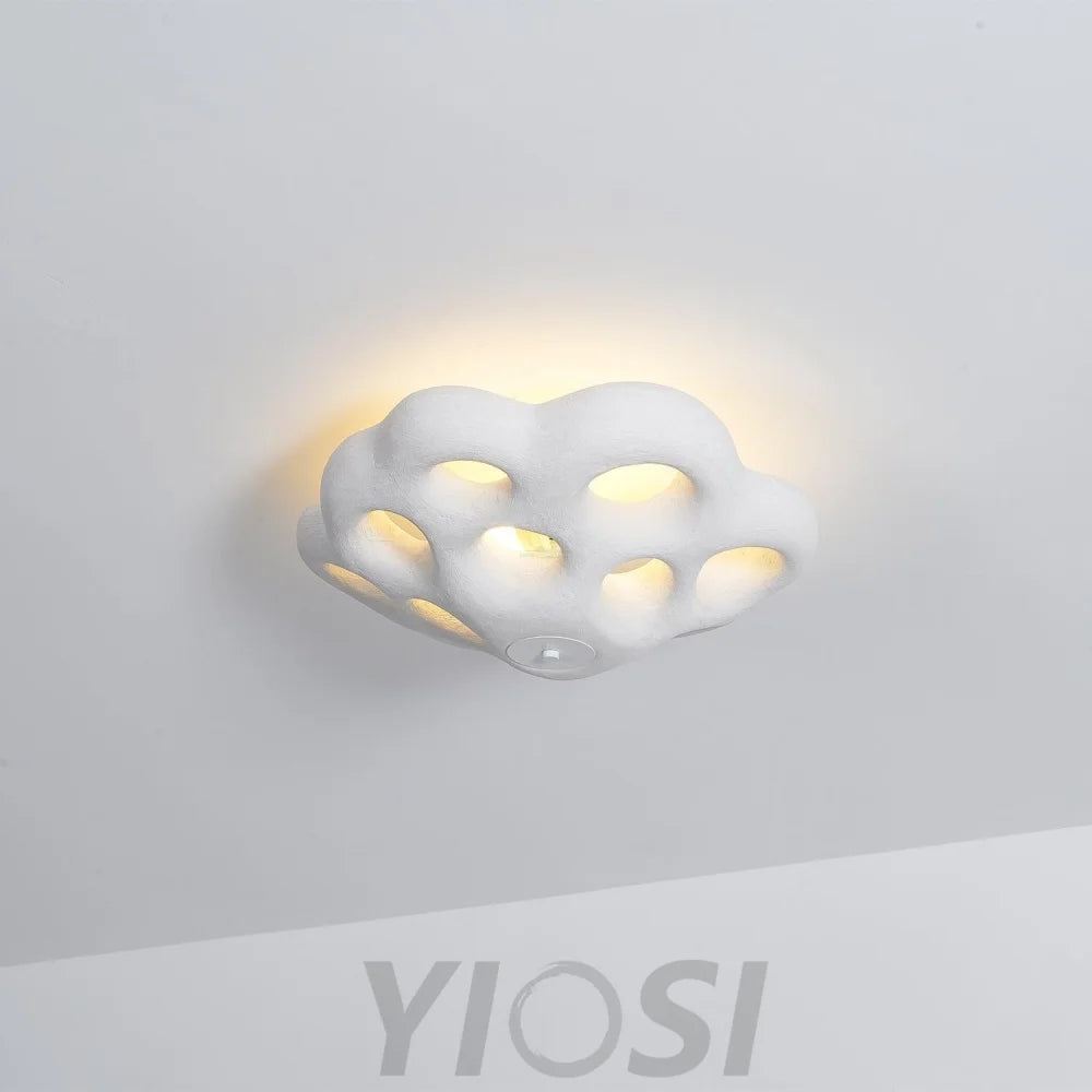 Soka Ceiling Lamp ∅ 21.6″ - Flush Mounts, Foam-1-Yiosilamp