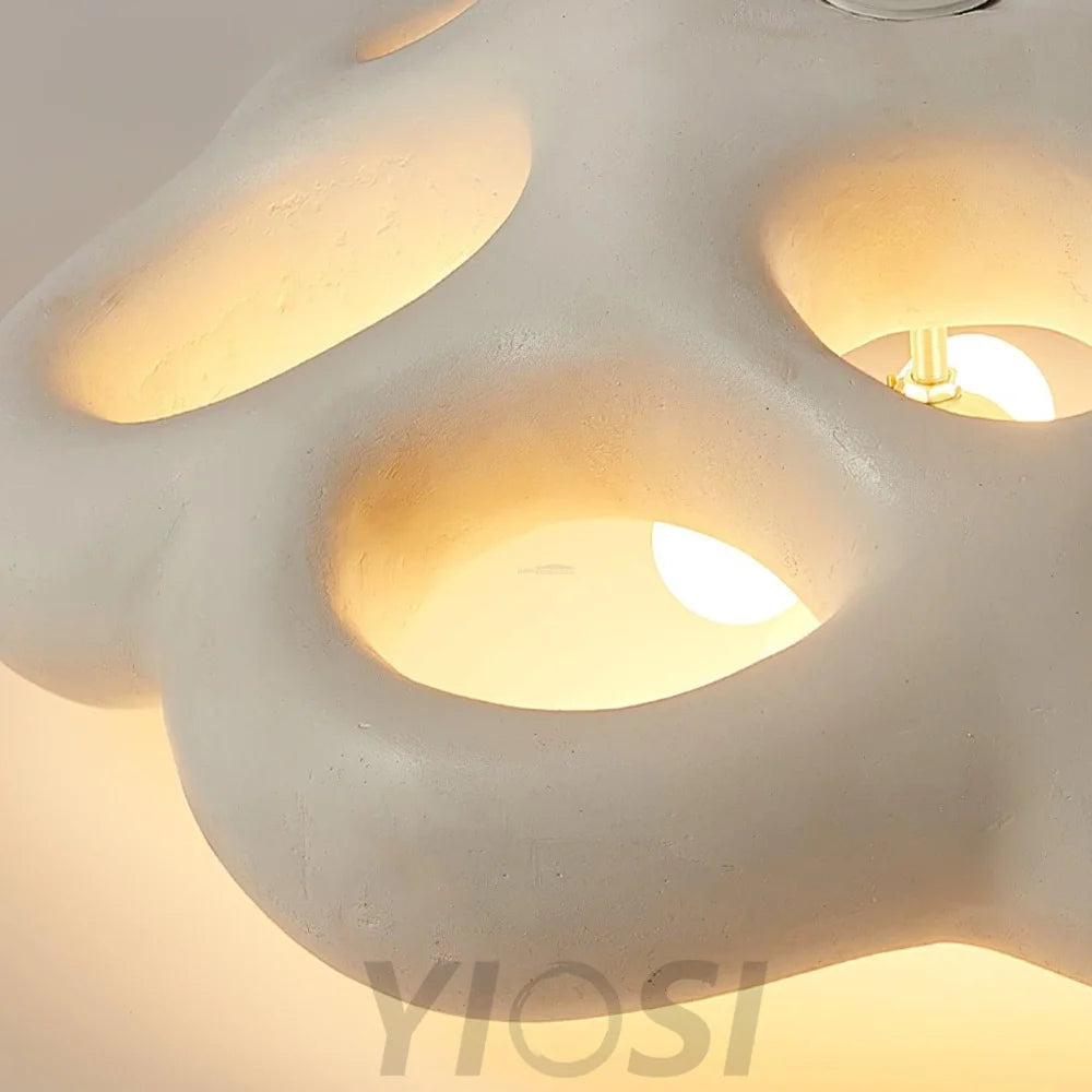 Soka Ceiling Lamp ∅ 21.6″ - Flush Mounts, Foam-1-Yiosilamp