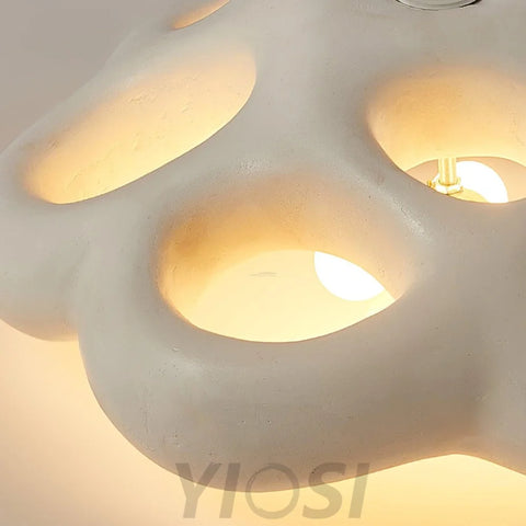 Soka Ceiling Lamp ∅ 21.6″ - Flush Mounts, Foam-1-Yiosilamp
