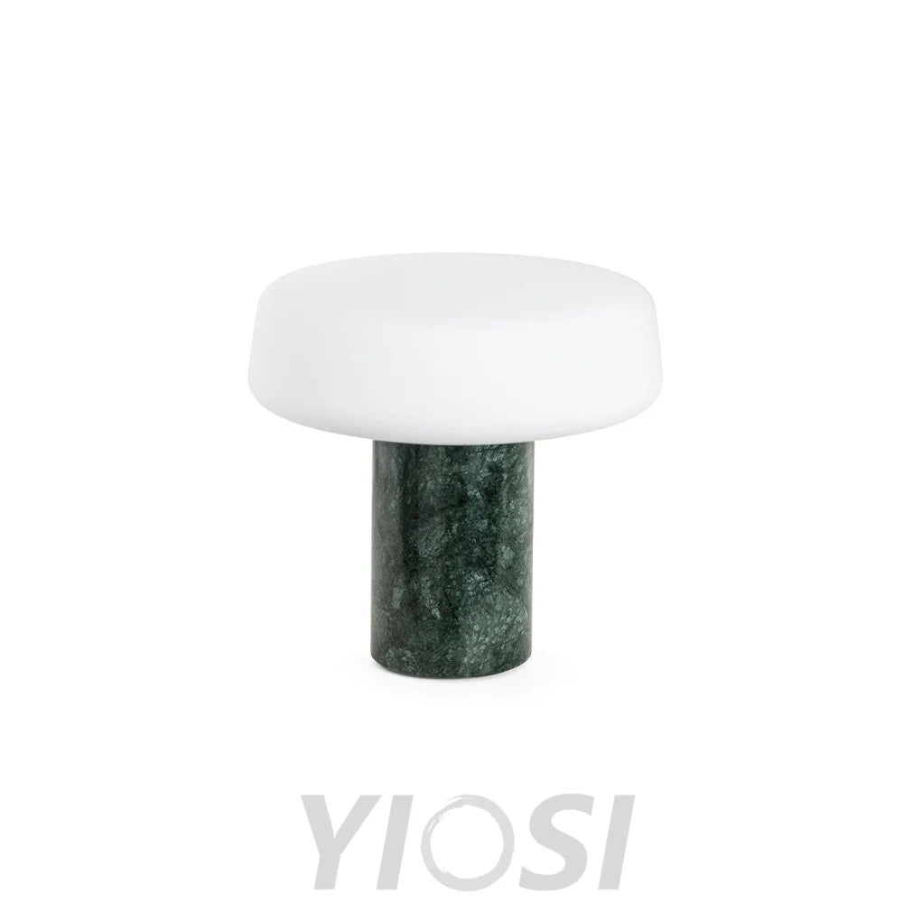 Solid Table Light  ∅ 11.8″ - Alabaster-1-Yiosilamp