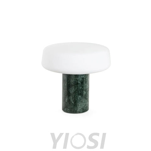 Solid Table Light  ∅ 11.8″ - Alabaster-1-Yiosilamp