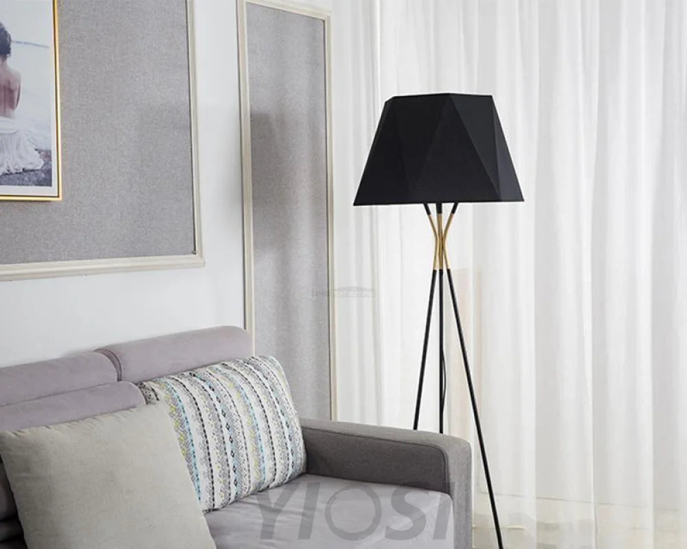 Solitaire Floor Lamp ∅ 21.7″ - Geometry-1-Yiosilamp