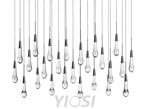 Solitaire Linear Chandelier 37’’50’’70’’87’’120’’ Chandelier