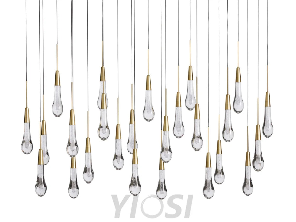 Solitaire Linear Chandelier 37’’50’’70’’87’’120’’ Chandelier